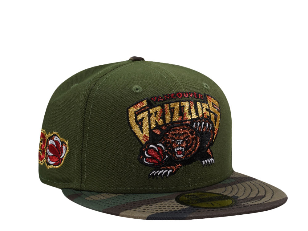New Era Memphis Grizzlies 30th Anniversary Rifle Camo Edition 59Fifty Fitted Casquette