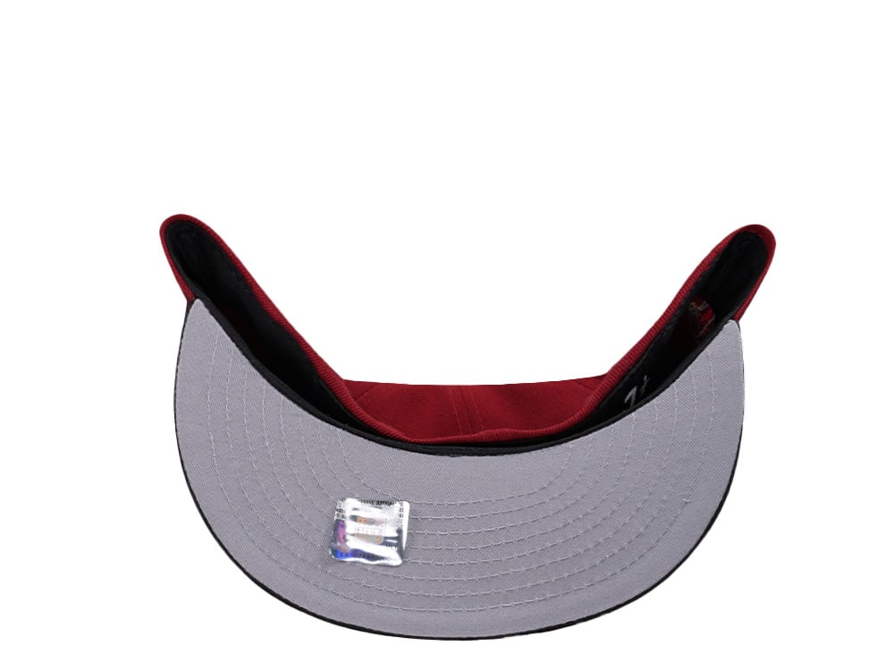 New Era Houston Texans 10th Anniversary Brick Satin Brim Edition 59Fifty Fitted Casquette