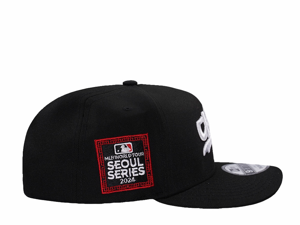 New Era Los Angeles Dodgers Seoul Black Two Tone Edition 9Fifty A Frame Snapback Casquette