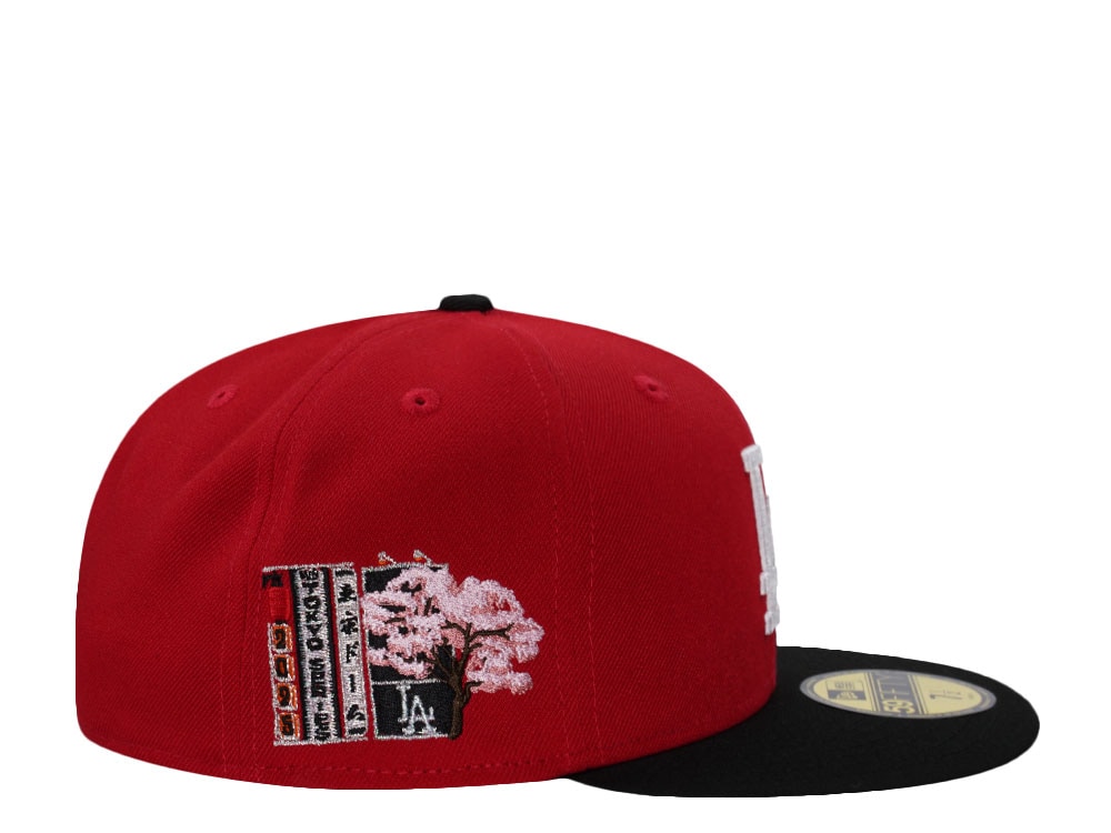 New Era Los Angeles Dodgers Tokyo Series 2025 Scarlett Two Tone Edition 59Fifty Fitted Casquette