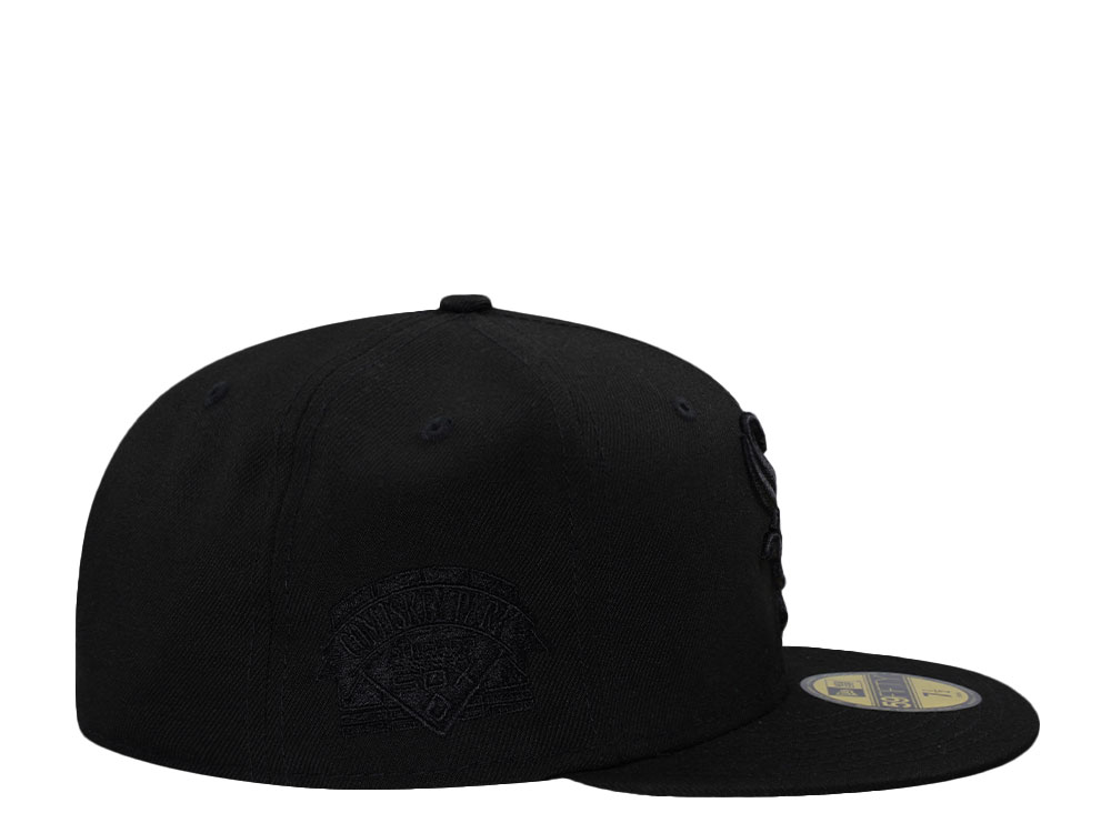 New Era Chicago White Sox Comiskey Park Blackout Pink Edition Black 59Fifty Fitted Casquette