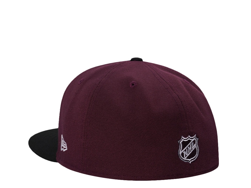 New Era Colorado Avalanche 25th Anniversary Maroon Two Tone Edition 59Fifty Fitted Casquette