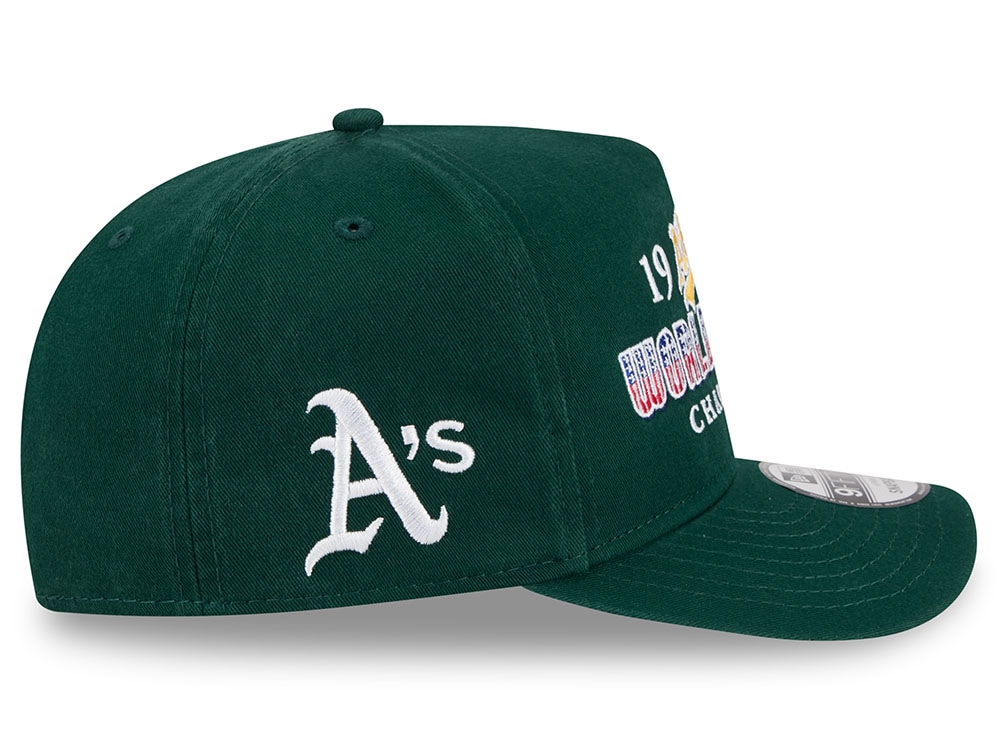 New Era Oakland Athletics World Series Champions 1989 Historic Green Edition 9Fifty A Frame Snapback Casquette