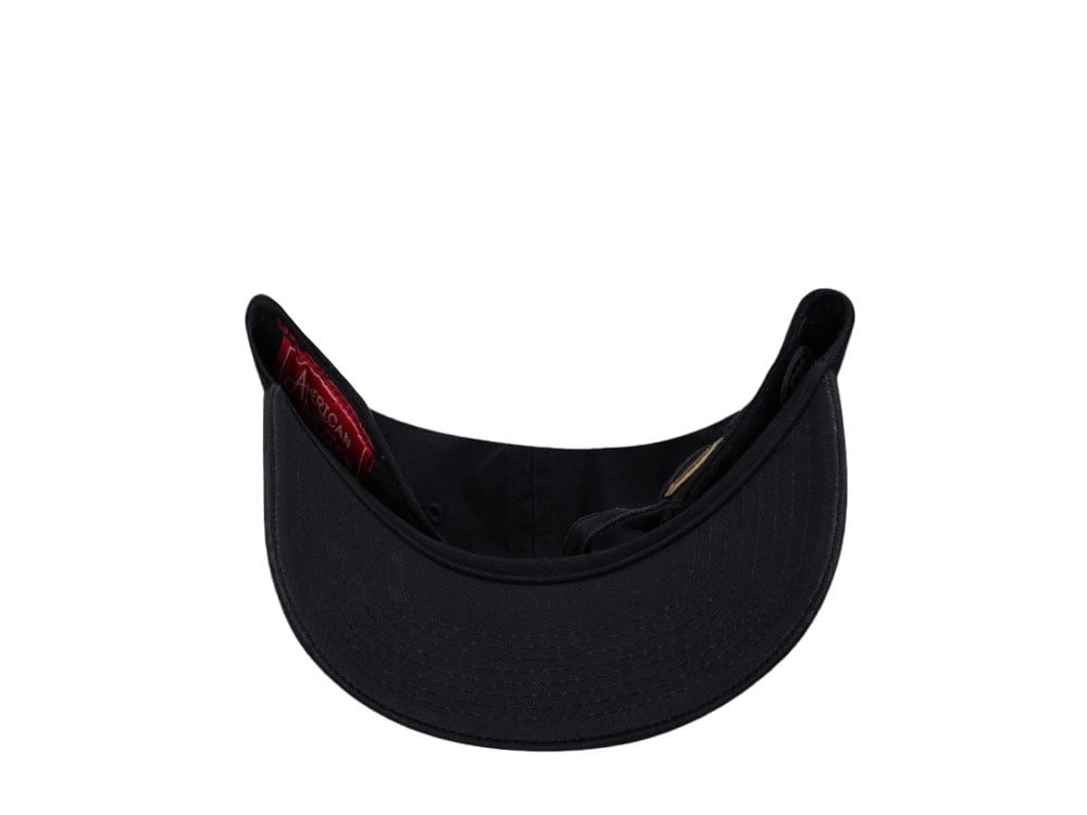 American Needle Boston Bruins Ballpark Black Strapback Casquette
