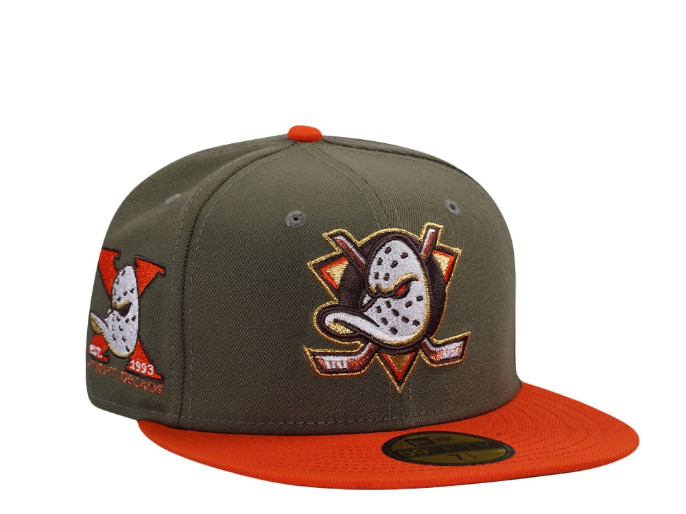 New Era Anaheim Ducks 10th Anniversary Hunting Two Tone Edition 59Fifty Fitted Casquette