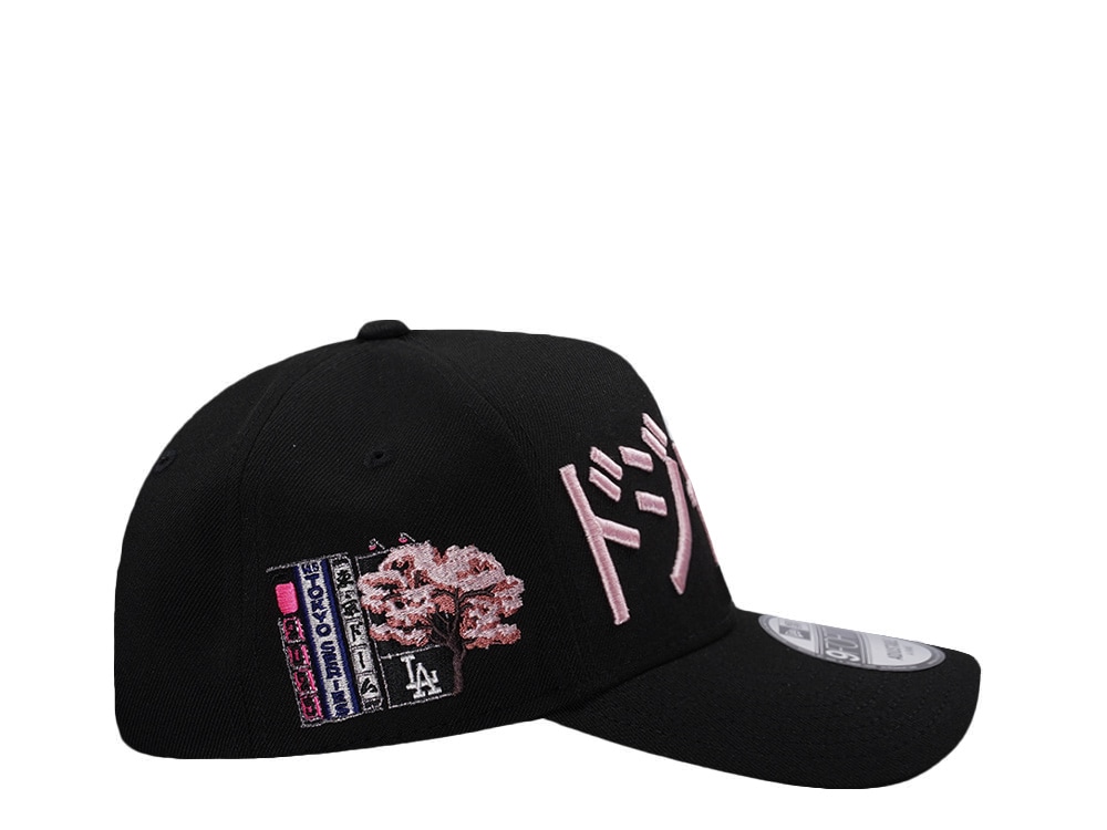 New Era Los Angeles Dodgers Tokyo Series Black Prime Edition 9Forty A Frame Snapback Casquette