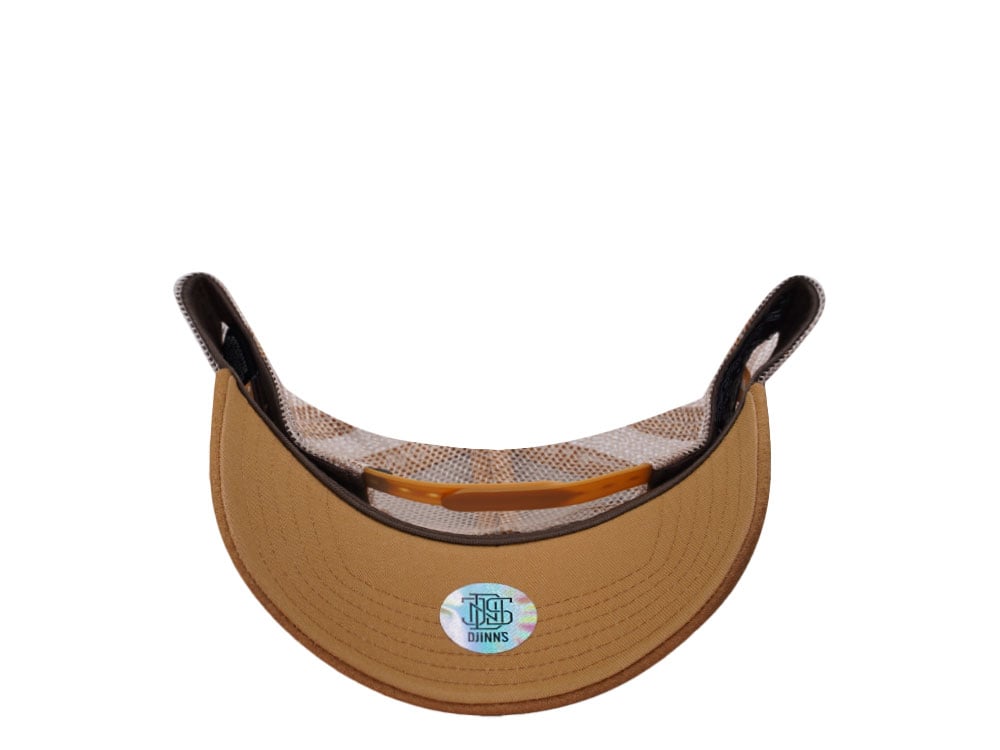 Djinns HFT Lazy Sunday Coffee Club Brown Trucker Snapback Casquette