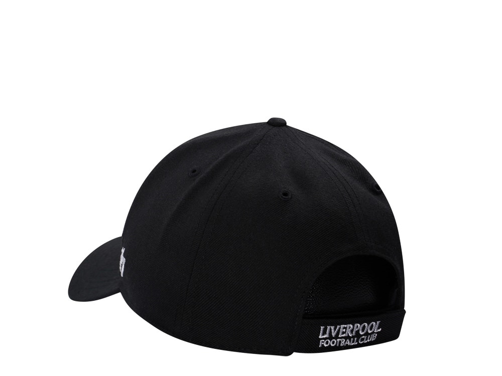 47Brand Liverpool FC Black and White MVP Strapback Casquette