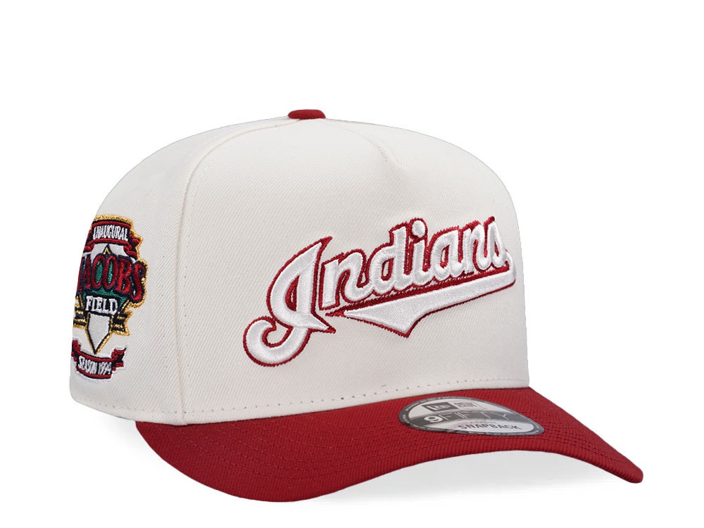 New Era Cleveland Indians Inaugural Season 1994 Chrome Two Tone Edition A Frame 9Fifty Snapback Casquette