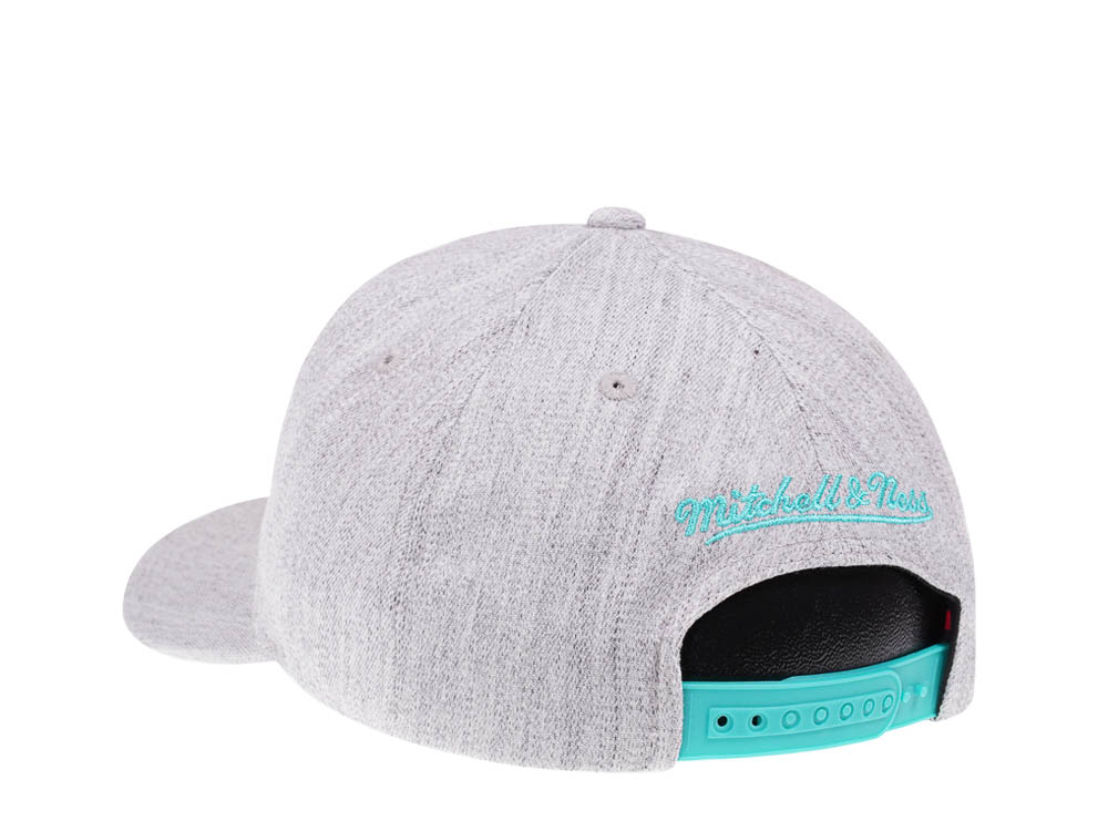 Mitchell & Ness San Antonio Spurs Heather Gray Red Line Flex Snapback Casquette