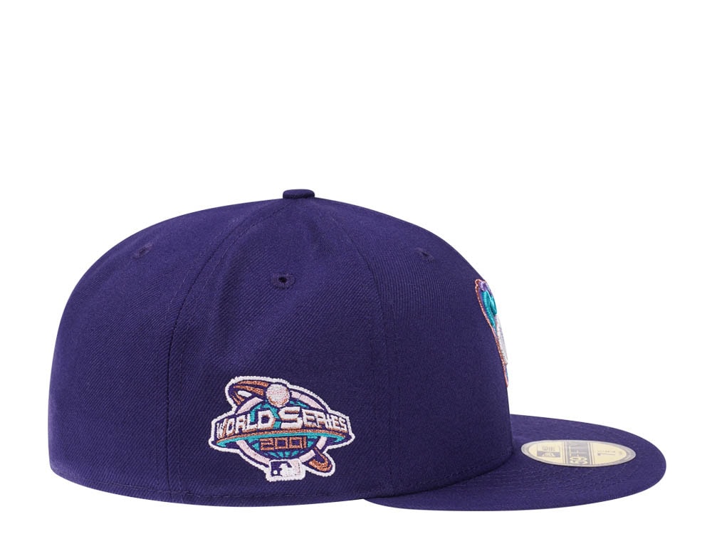 New Era Arizona Diamondbacks World Series 2001 Purple Pink Edition 59Fifty Fitted Casquette