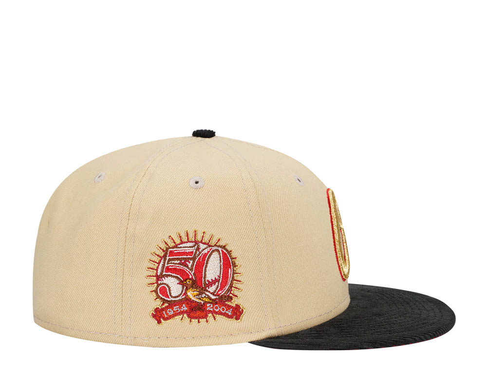 New Era Baltimore Orioles 50th Anniversary Double Gold Cord Prime Edition 59Fifty Fitted Casquette