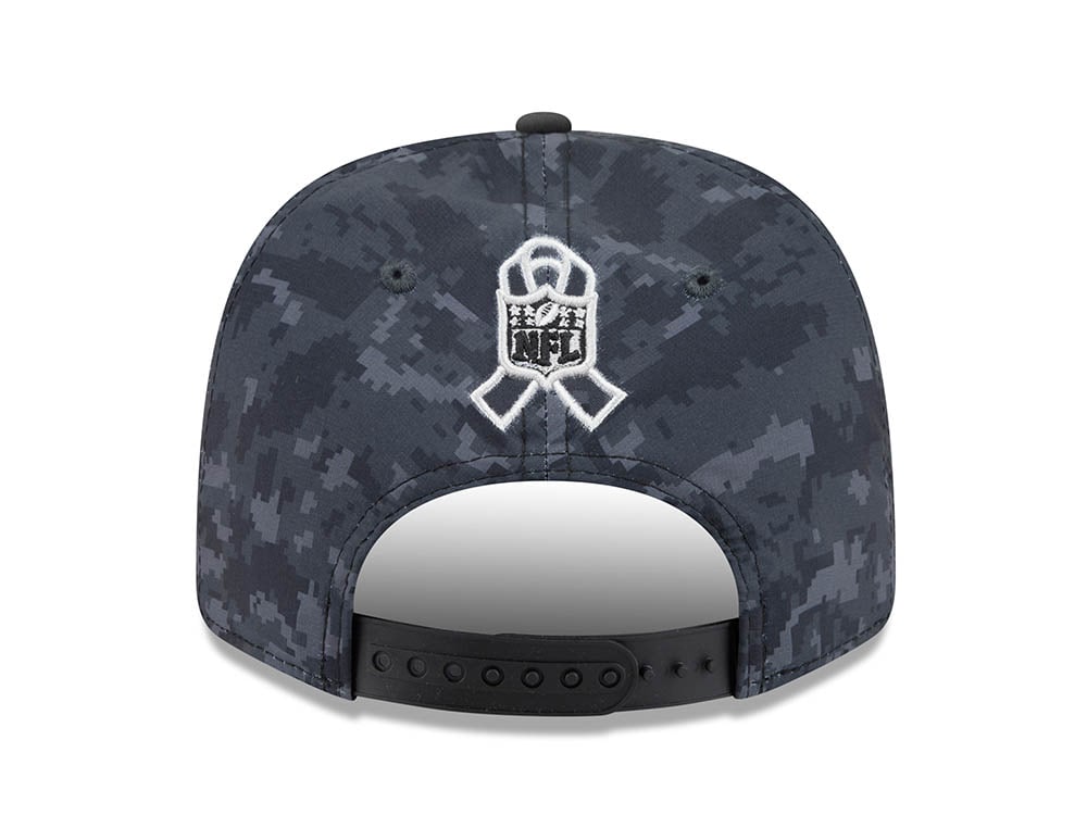 New Era Miami Dolphins NFL Salute to Service 2026 Digi Camo Black 9Seventy Stretch Snapback Casquette