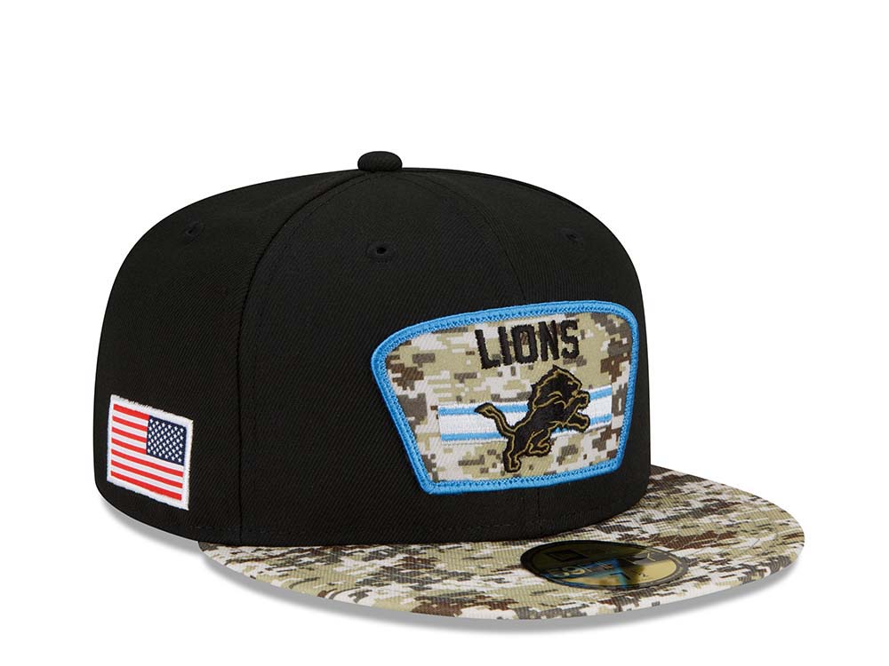 New Era Detroit Lions Salute to Service 21 59Fifty Fitted Casquette