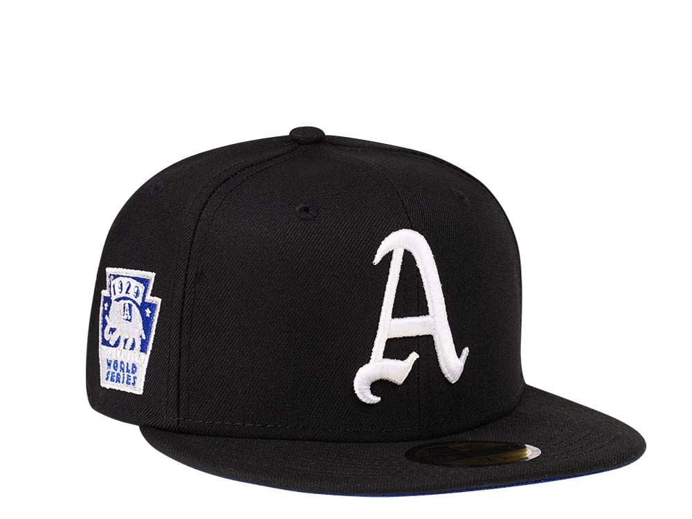 New Era Philadelphia Athletics World Series 1929 Black and Blue Edition 59Fifty Fitted Casquette