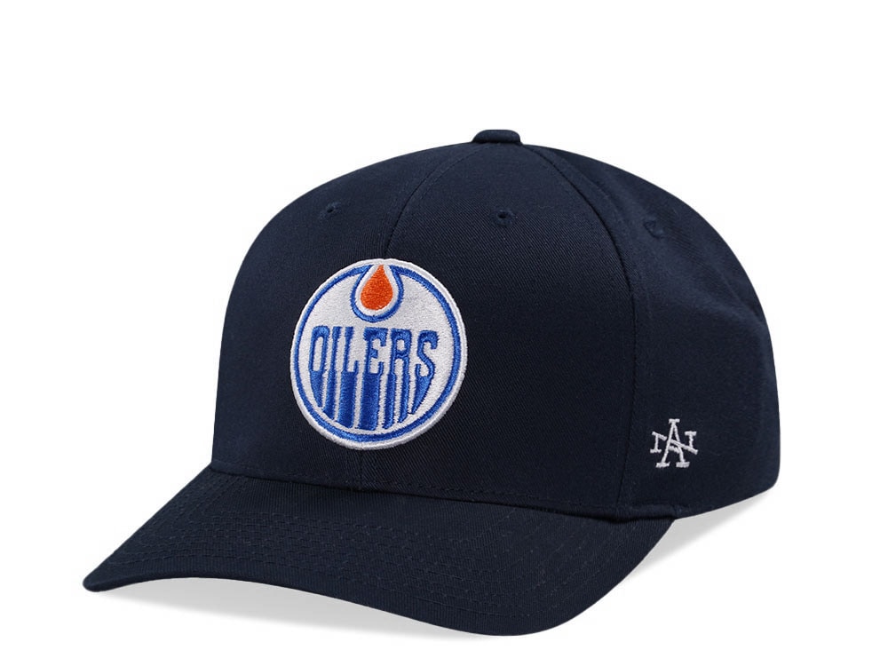 American Needle Edmonton Oilers Arena Navy Strapback Casquette