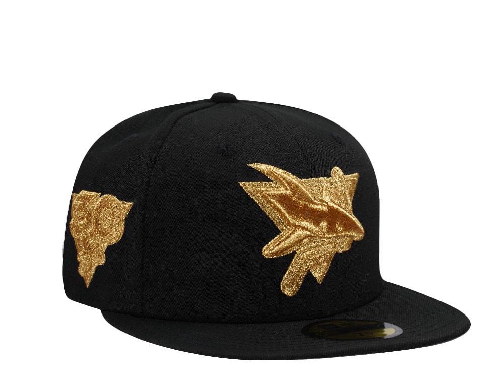 New Era San Jose Sharks 30th Anniversary 24K Black Prime Edition 59Fifty Fitted Casquette