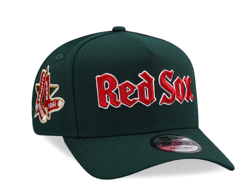 New Era Boston Red Sox All Star Game 1961 Dark Green Prime Edition 9Forty A Frame Snapback Casquette