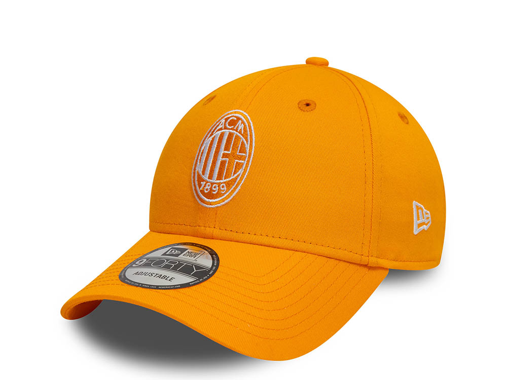 New Era Ac Milan Seasonal Orange 9Forty Strapback Casquette