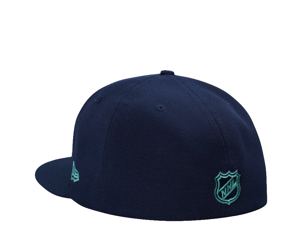 New Era Detroit Red Wings The Joe 100th Anniversary Ocean Blue Prime Edition 59Fifty Fitted Casquette