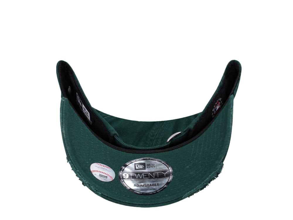 New Era Oakland Athletics Dark Green Washed Distress 9Twenty Strapback Casquette