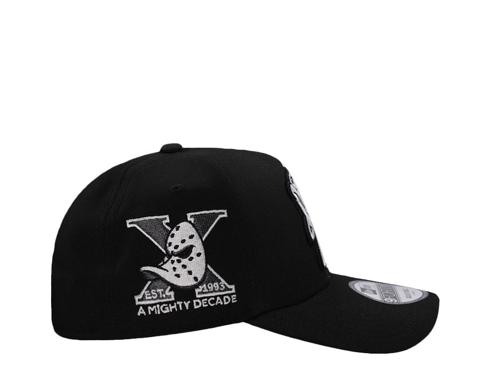 New Era Anaheim Ducks 10th Anniversary Black Prime Edition 9Forty A Frame Snapback Casquette