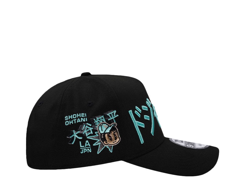 New Era Los Angeles Dodgers Ohtani Kanji Mint Black Prime Edition 9Forty A Frame Snapback Casquette
