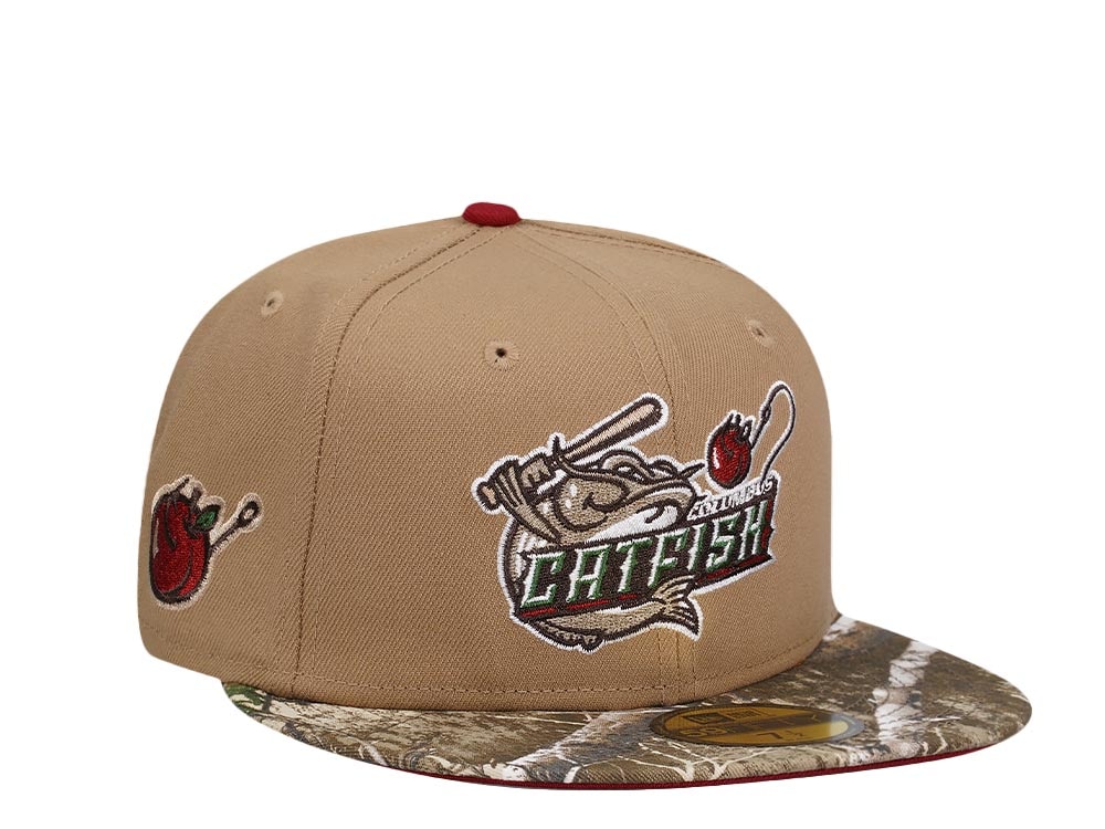 New Era Columbus Catfish Real Tree Prime Two Tone Edition 59Fifty Fitted Casquette