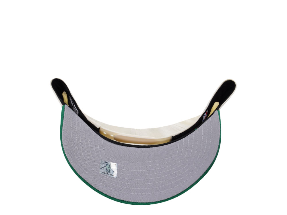 New Era Boston Celtics Script Chrome Two Tone Edition 9Forty A Frame Snapback Casquette