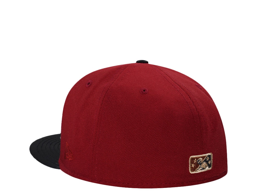 New Era Wisconsin Timber Rattlers Brick Satin Brim Edition 59Fifty Fitted Casquette