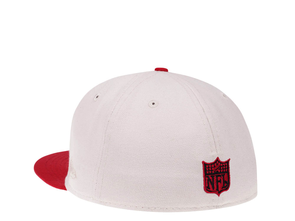 New Era Arizona Cardinals Stone Two Tone Throwback 59Fifty Fitted Casquette