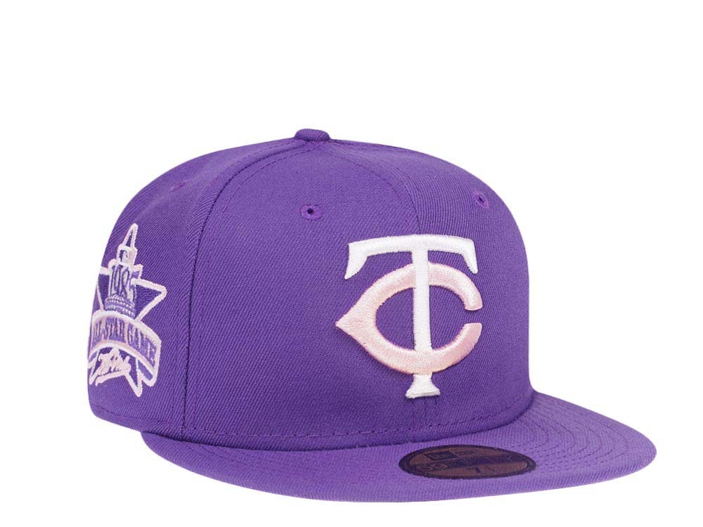 New Era Minnesota Twins All Star Game 1985 Purple Pink Edition 59Fifty Fitted Casquette