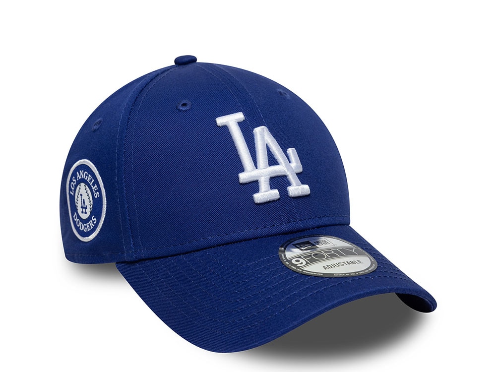 New Era Los Angeles Dodgers Side Patch Blue Edition 9Forty Strapback Casquette