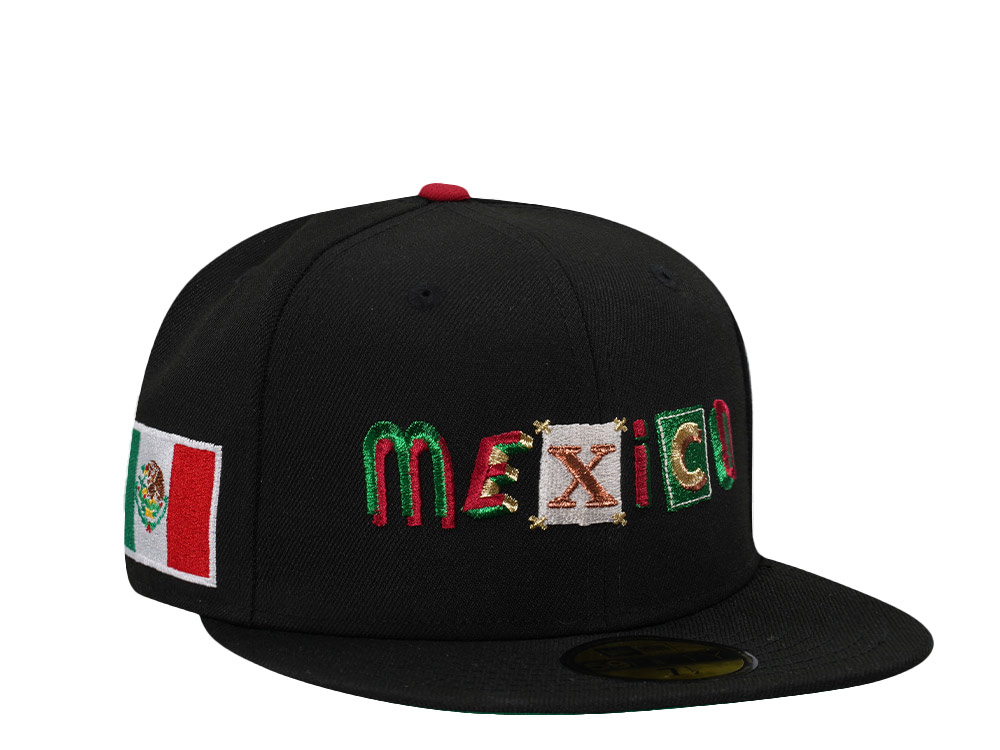 New Era Mexico Script Black Edition 59Fifty Fitted Casquette
