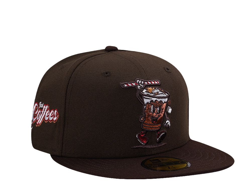 New Era Reading Fightin Phils Coffees Burnt Wood Two Tone Edition 59Fifty Fitted Casquette