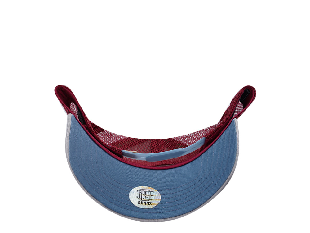 Djinns HFT Another Stupid Wave White Coastal Edition Trucker Snapback Casquette