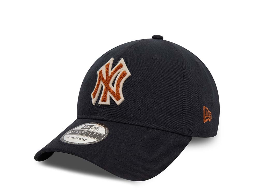 New Era New York Yankees Boucle Navy 9Twenty Strapback Casquette