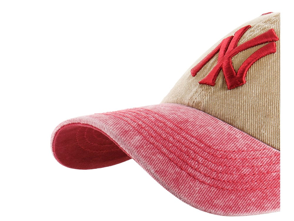 47Brand New York Yankees Cooperstown Khaki Eldin Edition Clean Up Strapback Casquette