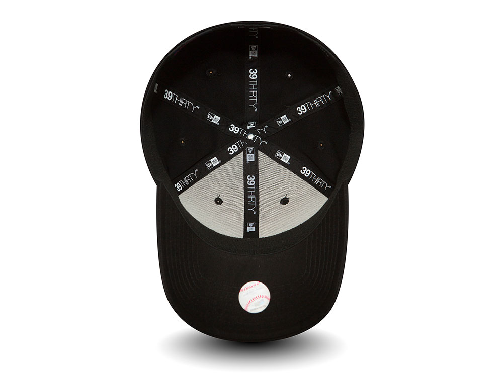 New Era Los Angeles Dodgers League Basic All Black Stretch Fit 39Thirty Casquette
