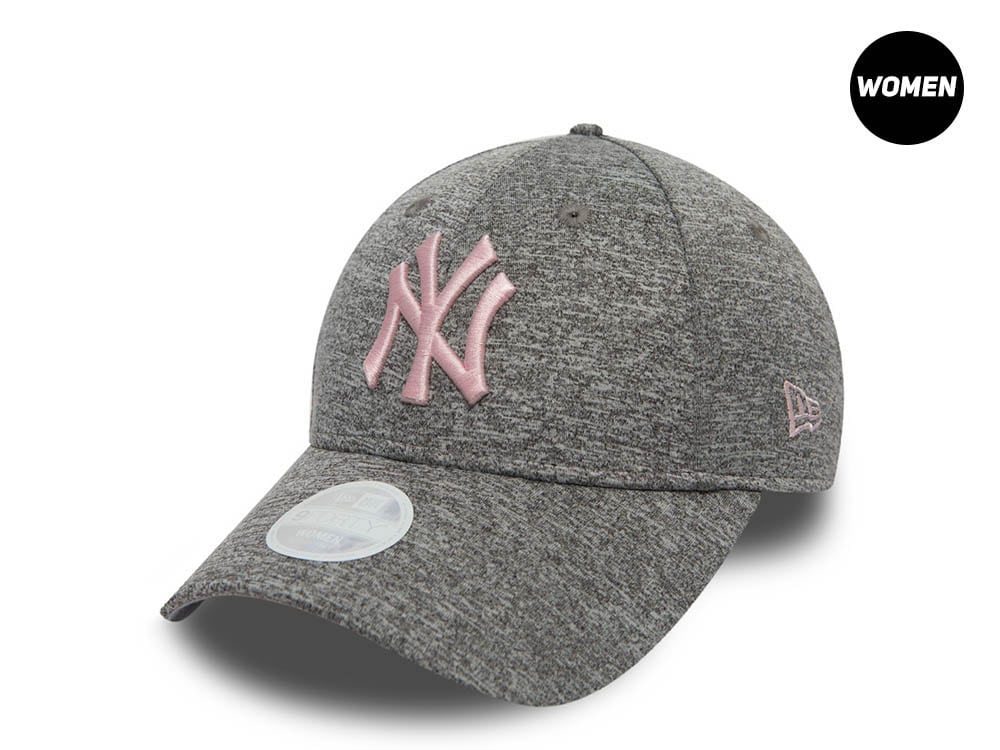 New Era New York Yankees Tech Jersey Gray Womens 9Forty Strapback Casquette