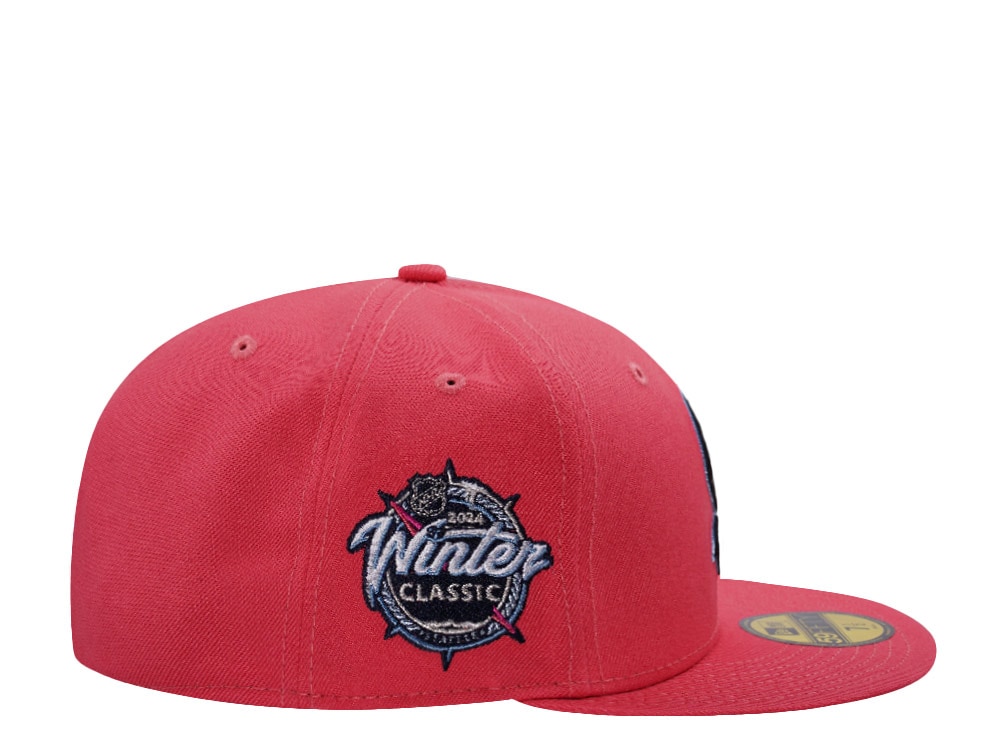 New Era Seattle Kraken Winter Classic Coral Prime Edition 59Fifty Fitted Casquette