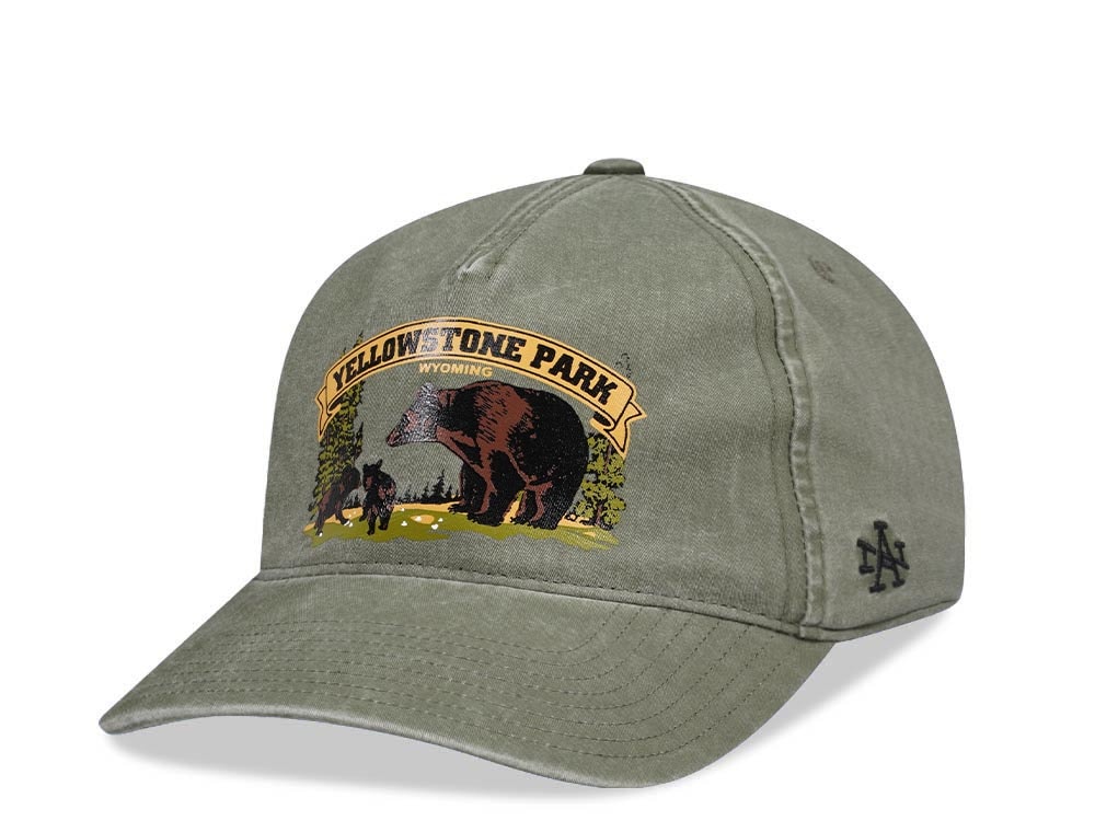 American Needle Yellowstone National Park Wyoming Trailhead Canopy  Strapback Casquette