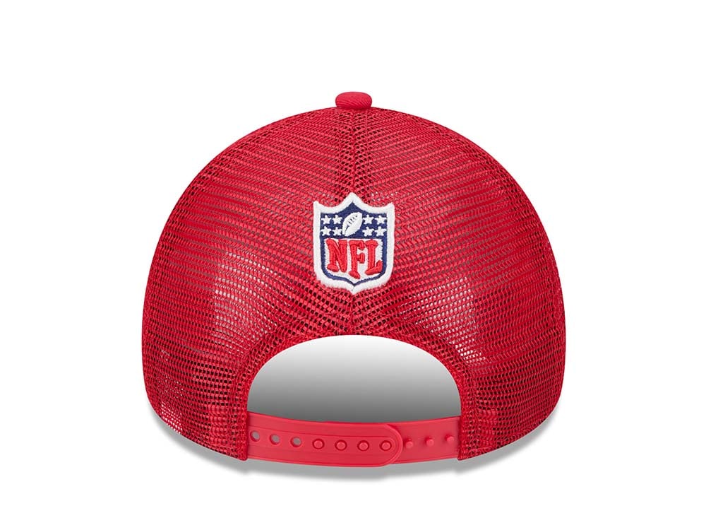 New Era San Francisco 49ers Sideline 2024 9Forty A Frame Trucker Snapback Casquette