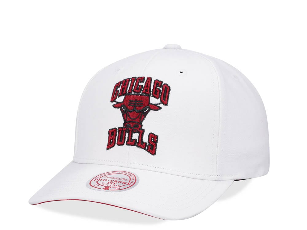Mitchell & Ness Chicago Bulls All in Pro White Snapback Casquette