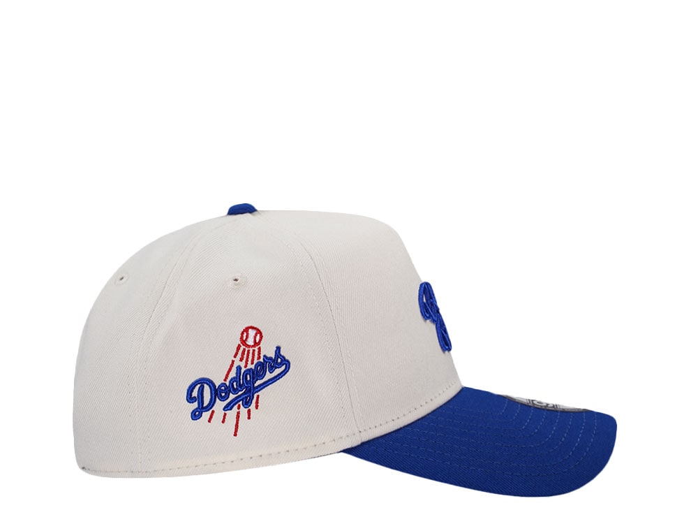 New Era Los Angeles Dodgers Bleed Blue Chrome Two Tone Edition 9Forty A Frame Snapback Casquette