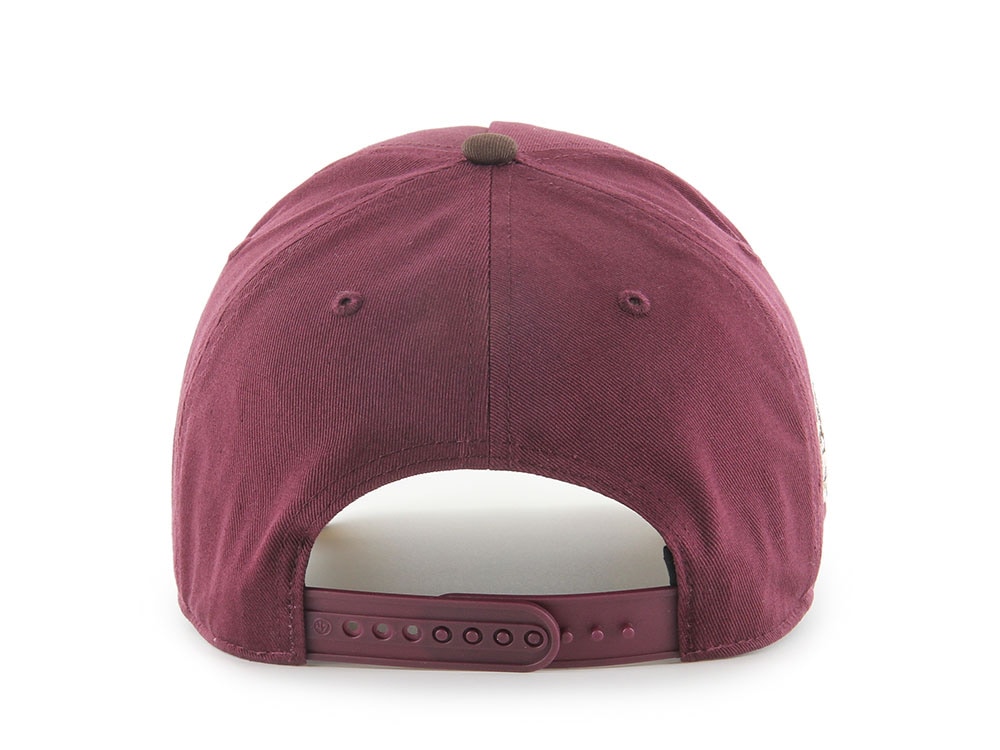 47Brand Los Angeles Dodgers Cooperstown Dark Maroon Edition MVP Snapback Casquette