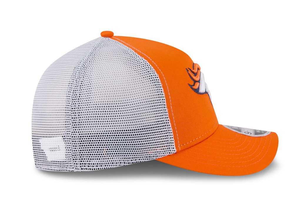 New Era Denver Broncos Official Team Color Edition 9Forty M Crown A Frame Trucker Snapback Casquette