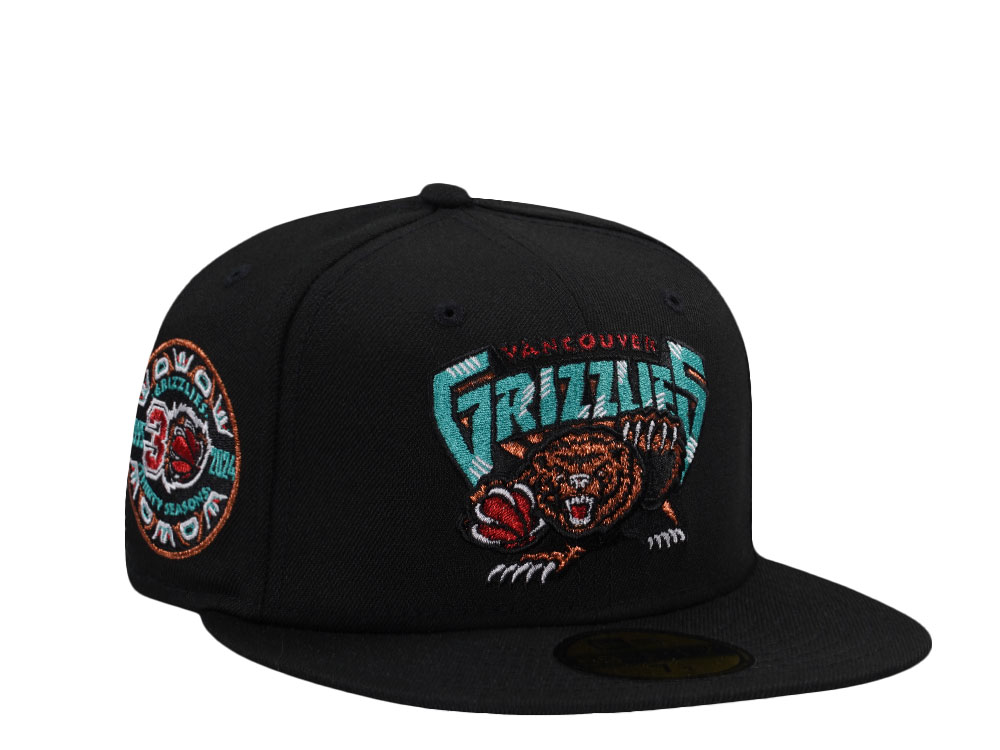 New Era Memphis Grizzlies 30 Season Black Prime Edition 59Fifty Fitted Casquette