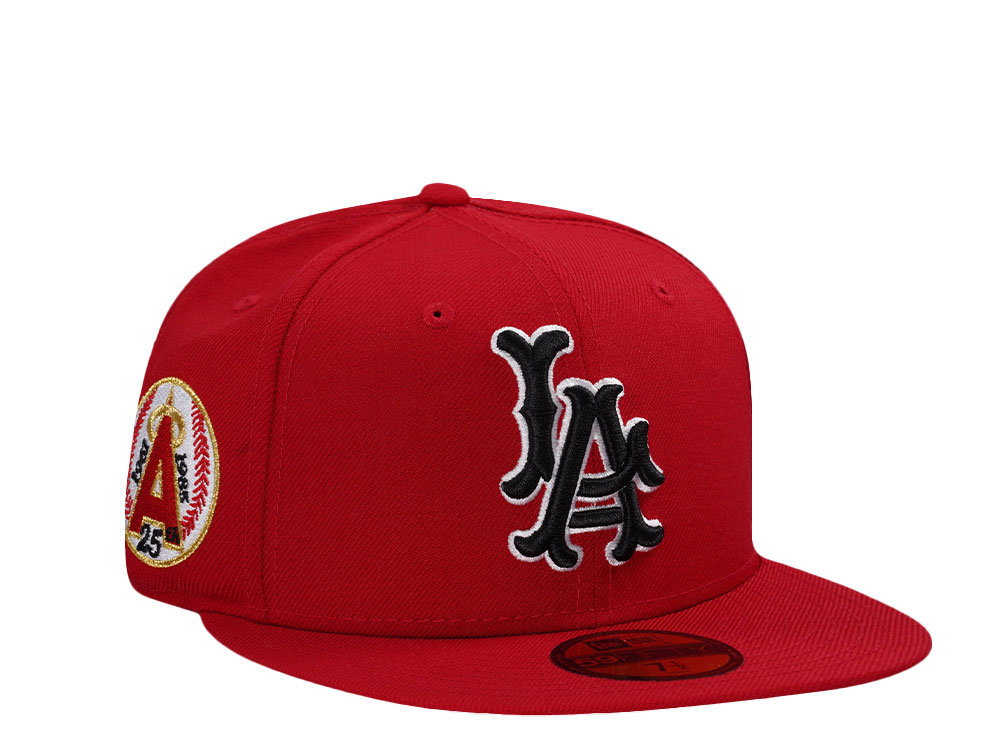 New Era Los Angeles Angels 25th Anniversary Red Wool Edition 59Fifty Fitted Casquette