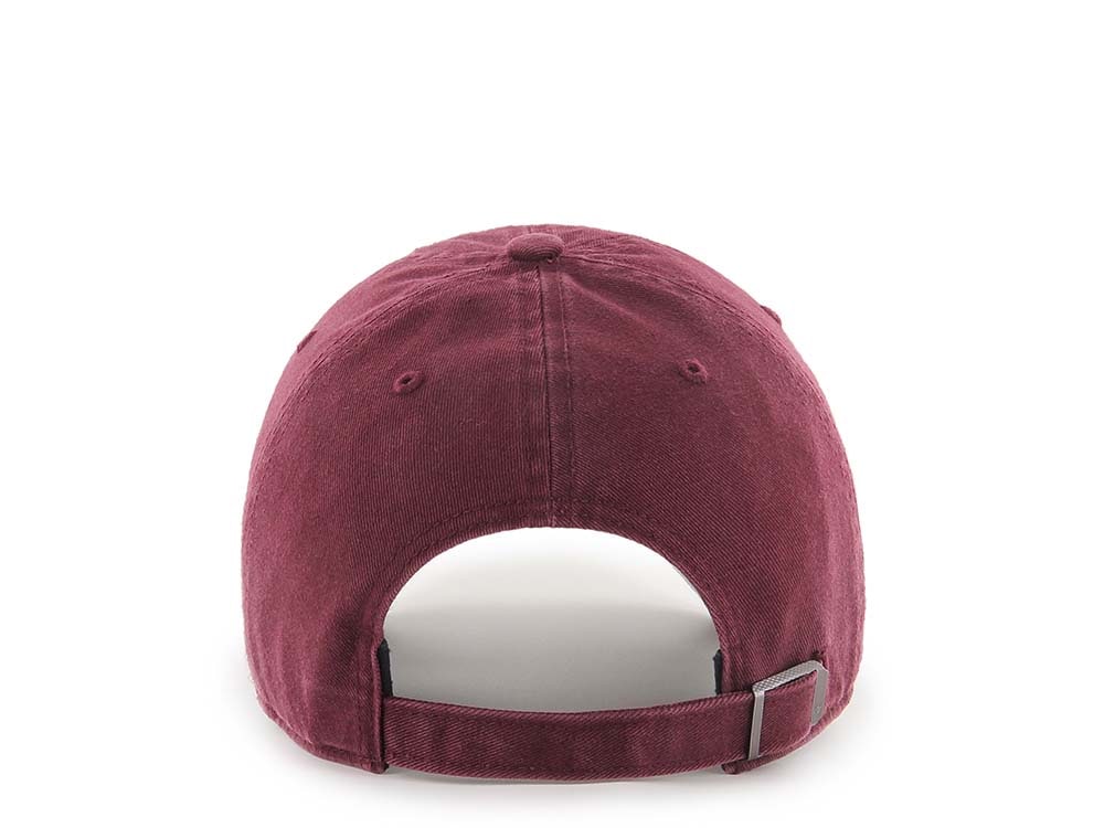 47Brand Los Angeles Dodgers Dark Maroon Base Runner Clean up Strapback Casquette